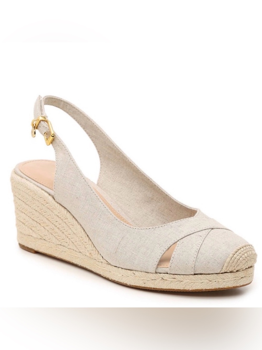 Lauren Ralph Lauren 6B Hadly Espadrille Wedge made in Vietnam
